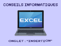 accueil informatique - excel - insertion