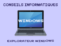 accueil informatique - windows - explorateur